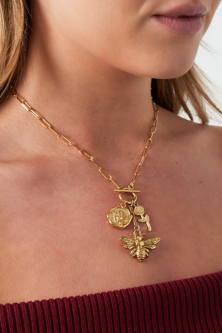 bee blossom necklace Picture3